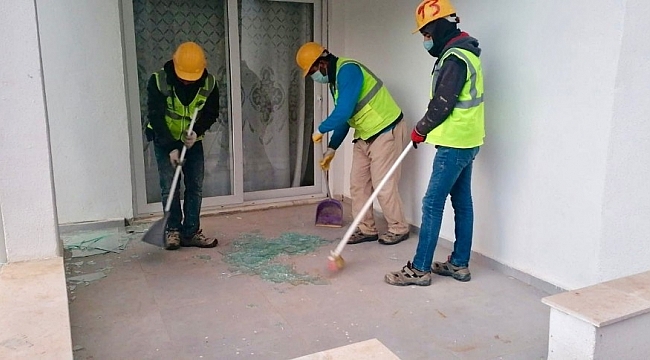 Büyükeceli'de hasar onarım çalışmaları tamamlandı