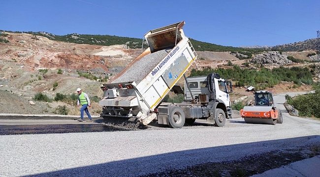 Büyükşehir 2020'de 130 Km yol çalışması yaptı
