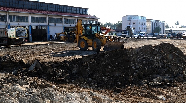 Büyükşehir Belediyesi, Makine İkmal Sahasını yeniliyor