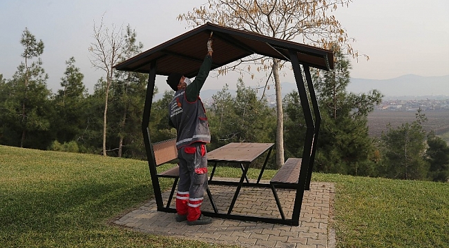 Büyükşehirden park ve bahçe bakımı