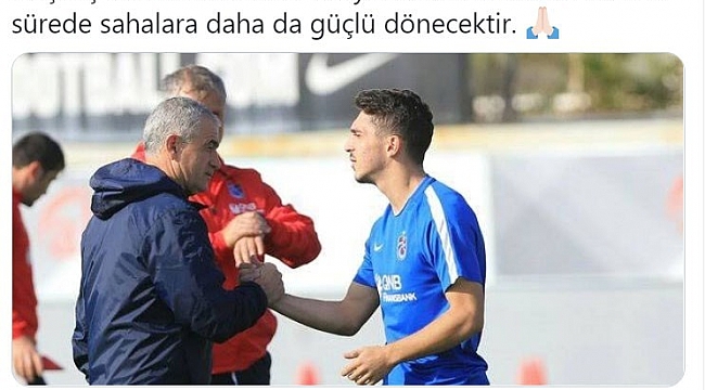 Çalımbay'dan Abdülkadir Ömür için geçmiş olsun mesajı