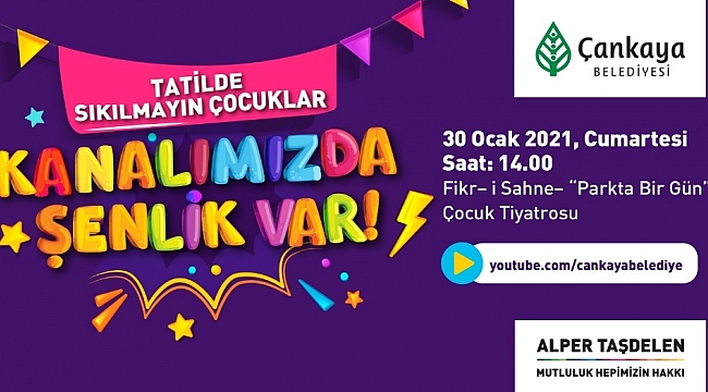 Çankaya Belediyesi'nin 'Tatilde Şenlik' etkinliğine büyük ilgi