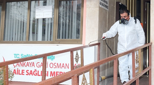 Çankaya'da pandemi ilaçlaması