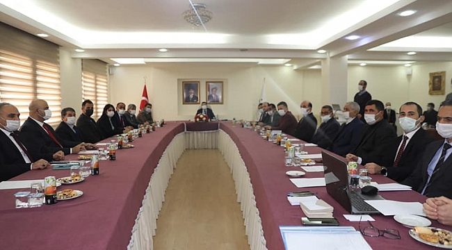 Çevre hizmetleri birliği toplantısı yapıldı