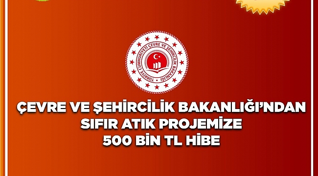 Çevre ve Şehircilik Bakanlığı'ndan Develi Belediyesi'ne 600 bin TL sıfır atık hibesi