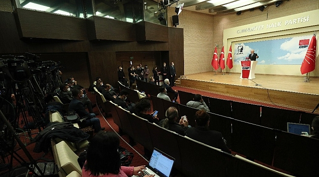 CHP Genel Başkanı Kılıçdaroğlu gazetecilere seslendi:
