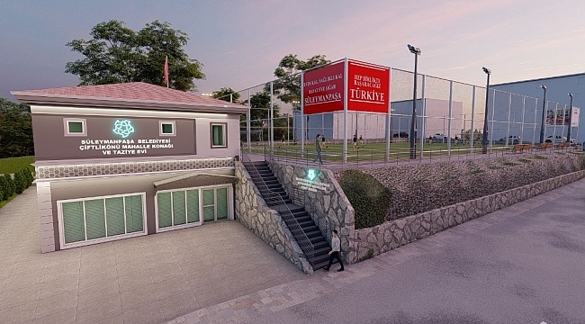 Çiftlikönü Mahalle Konağı ve Semt Sahası projesinde sona gelindi