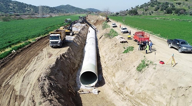 Çine ve Koçarlı ovaları kapalı sistem sulama şebekesine kavuşacak
