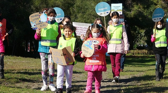 Çocuklar küresel ısınma, iklim değişiklikleri ve kuraklığa dikkat çekti
