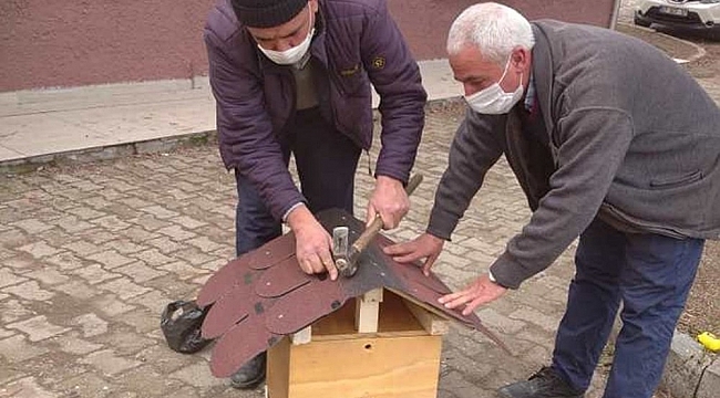 ÇPL'den "Sokak Hayvanlarını Besliyorum" projesine kedi evi desteği