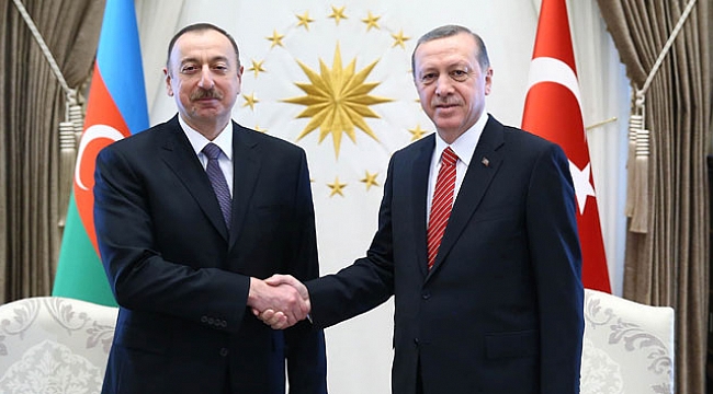 Cumhurbaşkanı Erdoğan, Azerbaycan Cumhurbaşkanı Aliyev ile görüştü