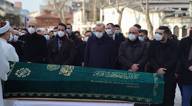 Cumhurbaşkanı Erdoğan, Yavuz Bahadıroğlu'nun cenaze namazına katıldı