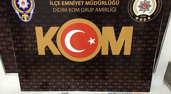 Didim'de uyuşturucu taciri 3 şüpheliye şok baskın
