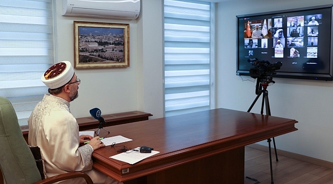 Diyanet İşleri Başkanı Erbaş: Mescid-i Aksa işgalcileri kınadı