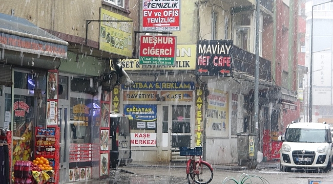 Dondurucu soğuklar yerini kar yağışına bıraktı