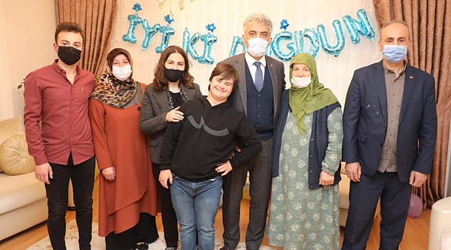 Down sendromlu çocuğun dileği gerçek oldu