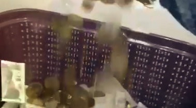 Duvara yaptığı kumbarayla 1 yılda 2 bin 338 lira biriktirdi