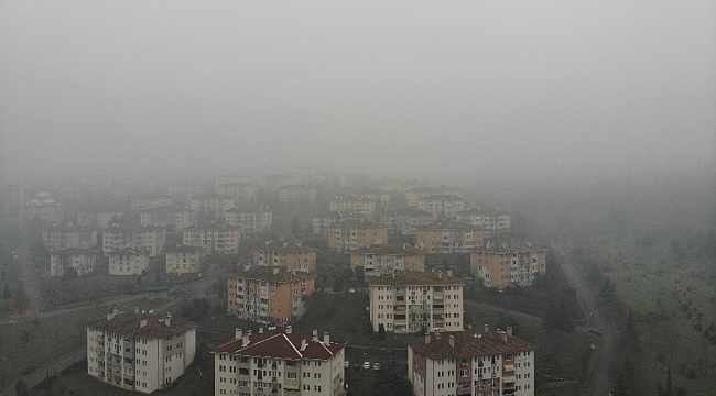 Düzce güne sisle uyandı