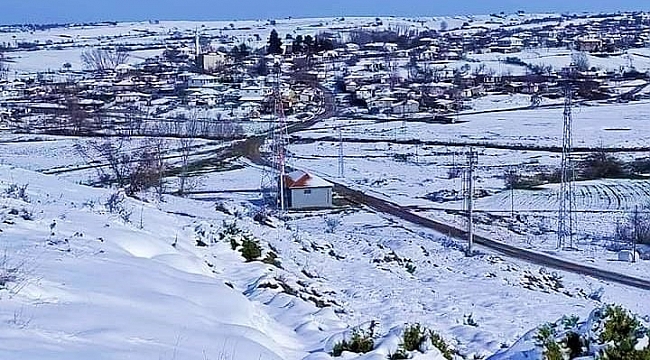 Edirne'de kar yağışı, kuraklık endişesi taşıyan çiftçiye can suyu oldu
