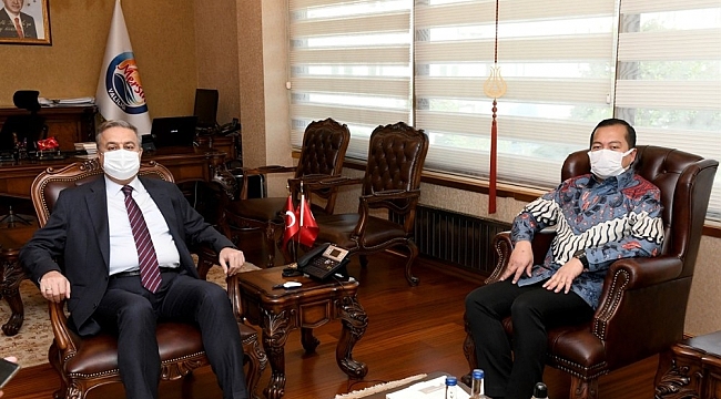 Endonezya Cumhuriyeti Ankara Büyükelçisi Iqbal Mersin'de