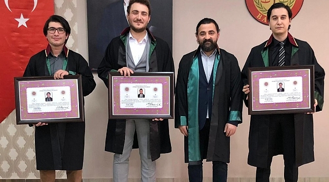 Erzincan Barosunda ruhsat töreni