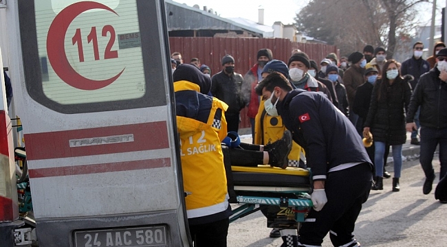 Erzincan'da trafik kazası: 1 yaralı