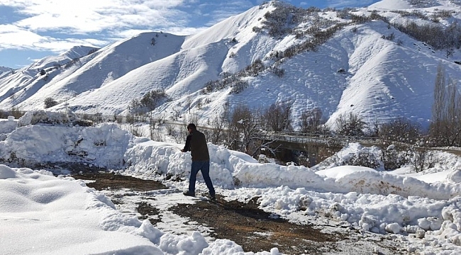 Erzincan'da yaban hayvanları için doğaya yem bırakıldı