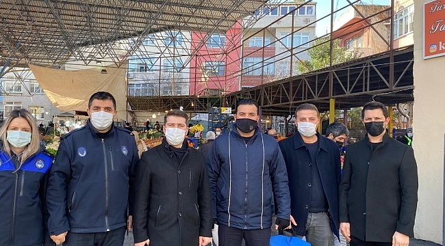 Eyüpsultan'da semt pazarlarında balık denetimi