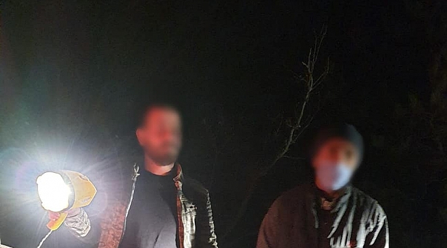 Far ile tavşan avlayan 4 şahsa ceza yazıldı