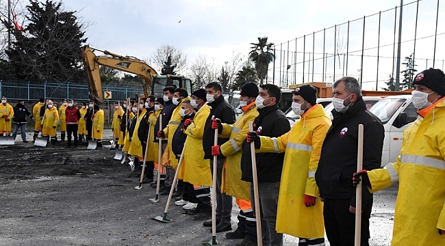 Fatih Belediyesi, kar yağışına hazır