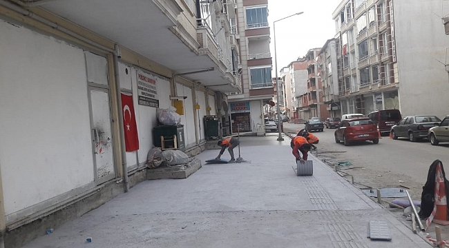 Fatsa'nın kaldırımları yenileniyor