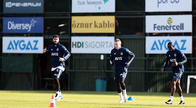 Fenerbahçe'de Serdar ve Sinan takımdan ayrı çalıştı