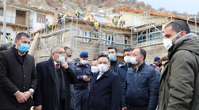 Frig eserlerinin bulunduğu köyde 148 ev yenilenecek