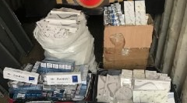 Gaziantep'te 2 bin 408 paket kaçak sigara yakalandı
