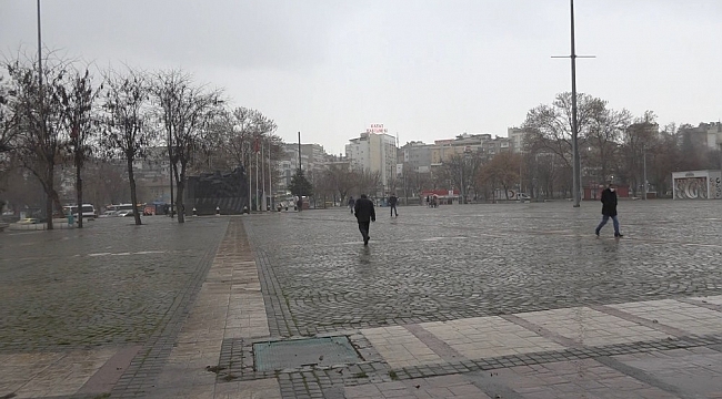 Gaziantep'te dolu yağışı