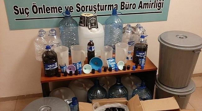 Gaziantep'te kaçak alkol operasyonu