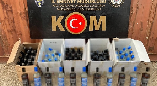 Gaziantep'te sahte içki operasyonu: 3 gözaltı