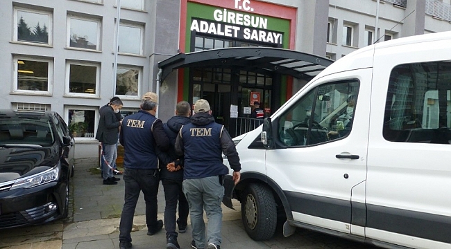Giresun'da FETÖ soruşturmasında 1 tutuklama