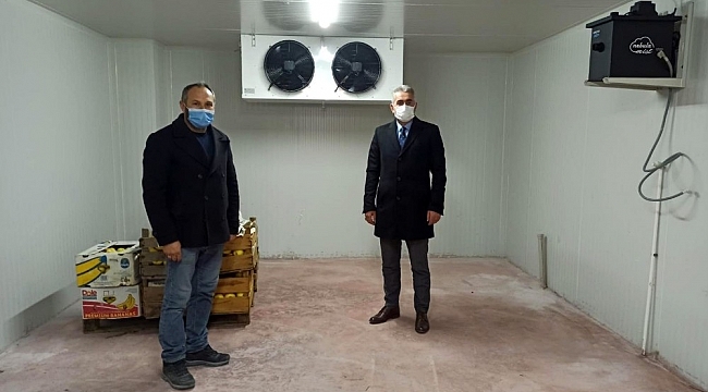 Gümüşhane'nin ilk soğuk hava deposu hizmete girdi