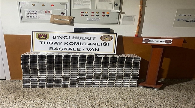 Hakkari ve Van'da kaçak sigara ve uyuşturucu madde ele geçirildi