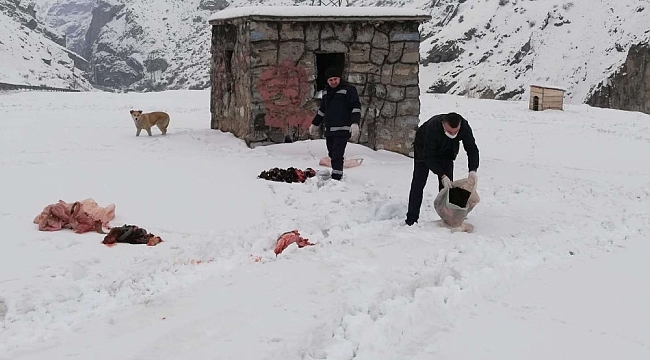 Hakkari'de can dostlar unutulmadı