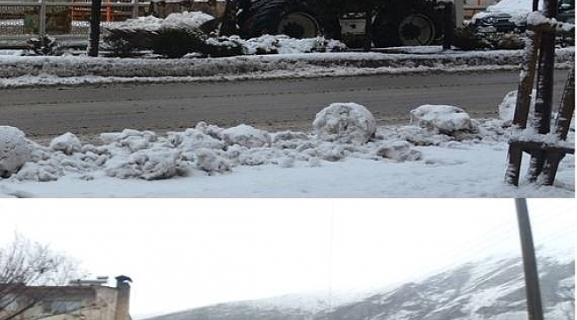 Hakkari'de iki mevsim bir arada
