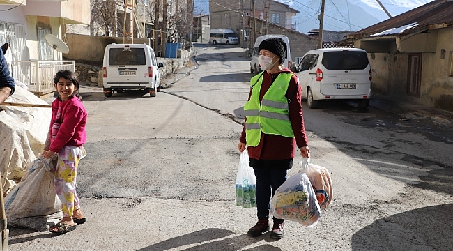 Hakkari'de Vefa Sosyal Destek Grubu görev başında