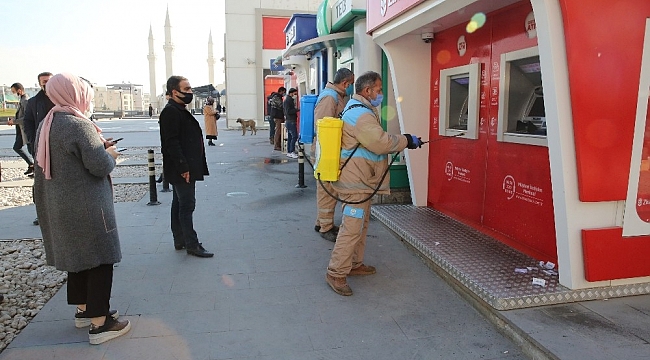 Haliliye'de pandemi çalışmaları