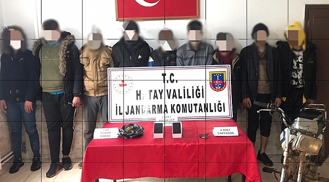 Hatay'da jandarmadan göçmen kaçakçılığı operasyonu