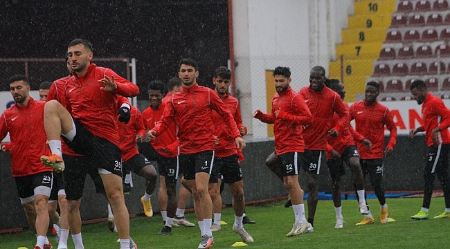 Hatayspor, Denizlispor maçının hazırlıklarını tamamladı