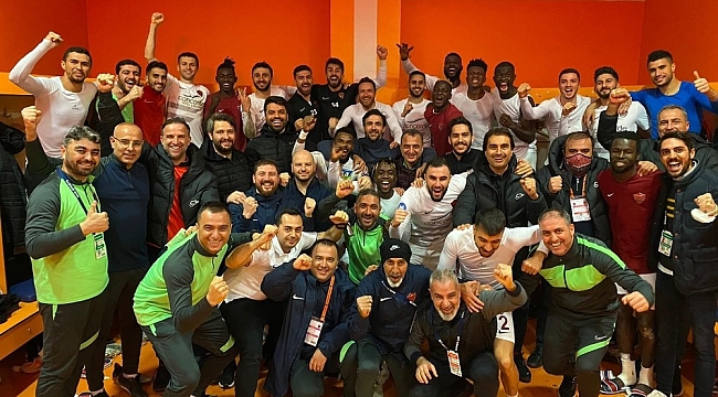 Hatayspor'un galibiyet sevinci