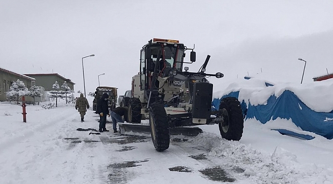 Iğdır'da kapanan köy yolları ulaşıma açıldı