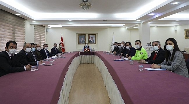 Iğdır'da kar ve buz ile mücadele toplantısı yapıldı