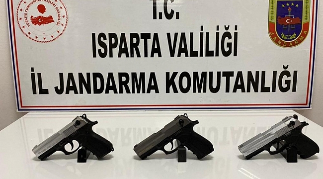 Isparta'da silah ticareti operasyonu: 1 gözaltı